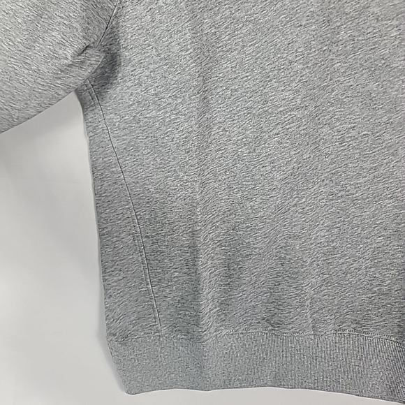 NEW Fabletics Men's The Year Round Terry Crew Neck Sweatshirt Grey $70 NWT - Picture 2 of 7